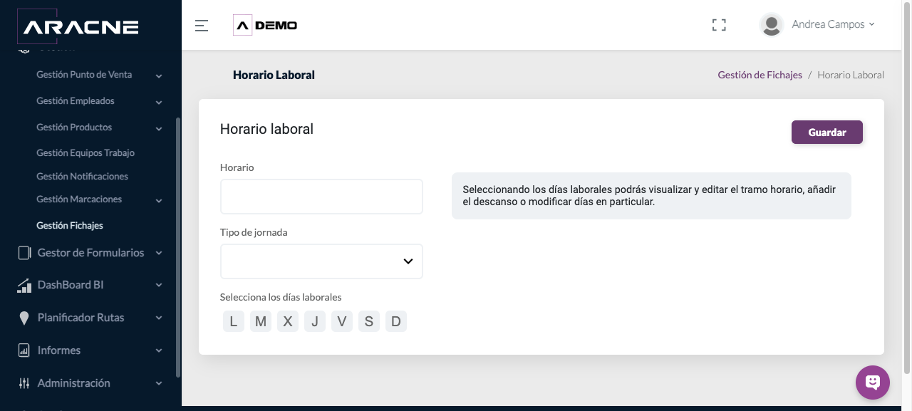 Nuevo Horario