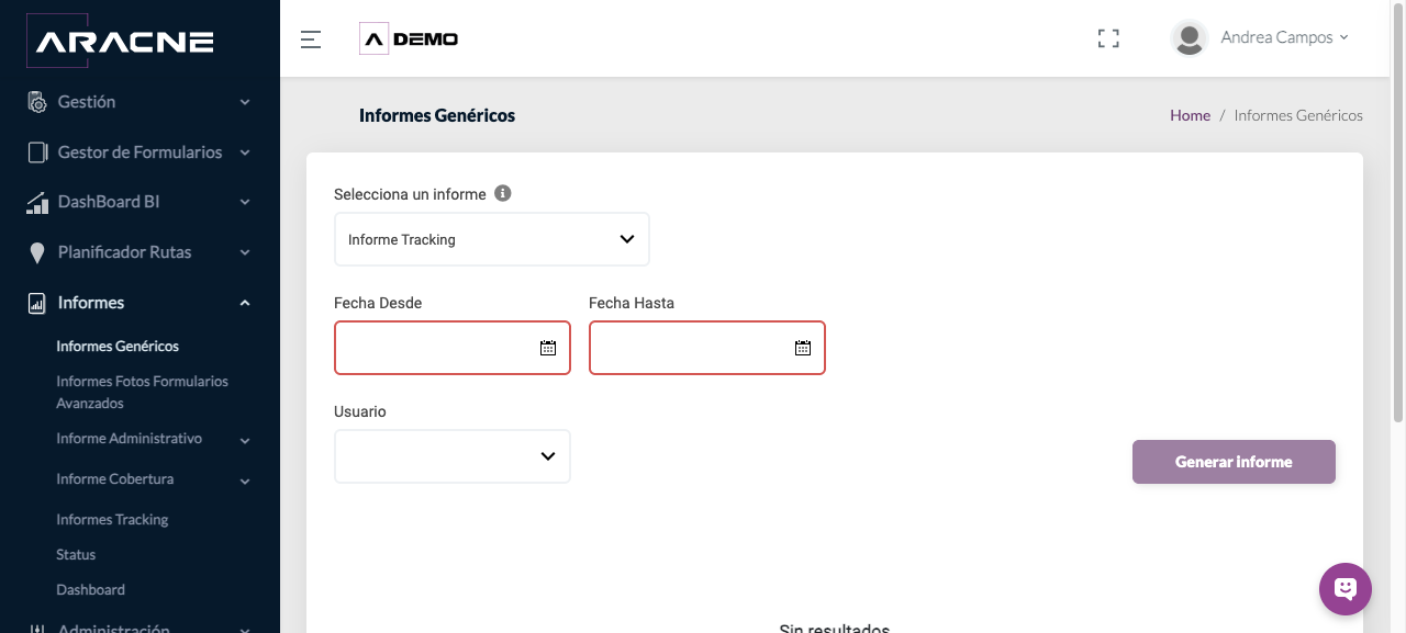 Informe Tracking