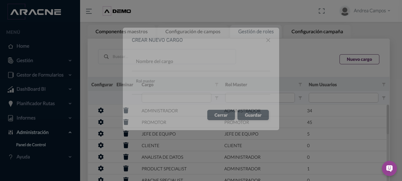 Crear nuevo cargo